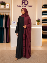 2 colour jilbab