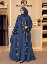 Luxury 3 piece set abaya