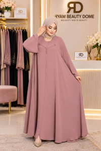 umbrella collar button abaya
